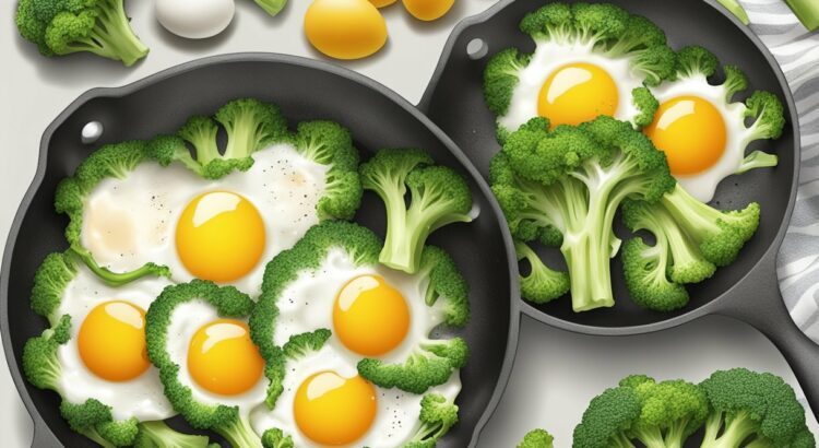 roerbak broccoli met ei