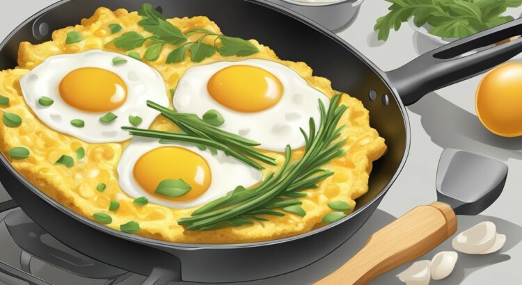 spruitjes omelet maken