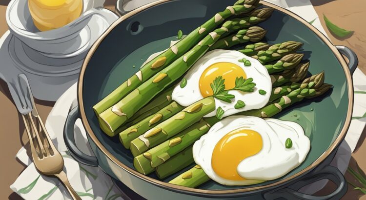 asperges en gepocheerd ei